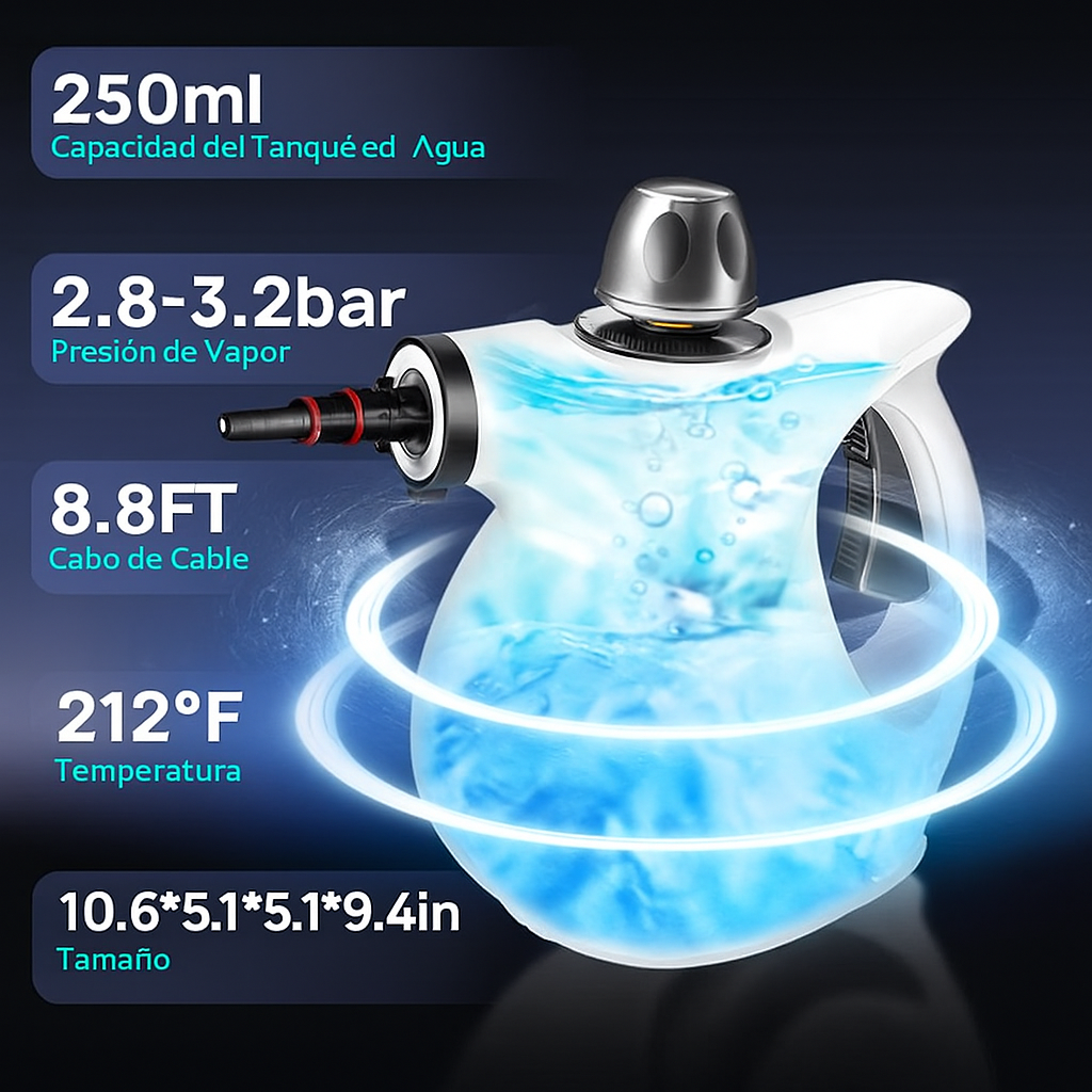 Máquina de limpieza a vapor presurizada todo en uno